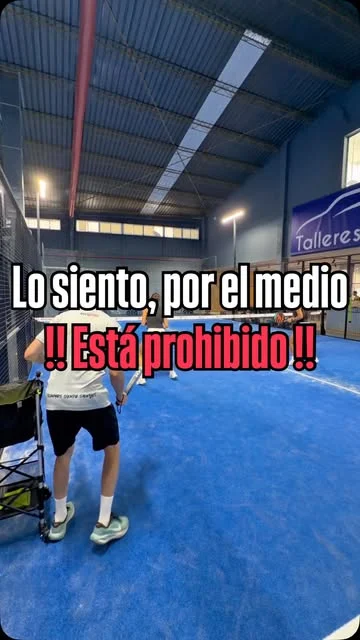 Por el medio está prohibido